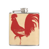 赤い鶏フラスコ フラスク (正面)