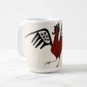 赤い鶏 コーヒーマグカップ (正面左)