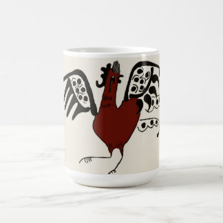 赤い鶏 コーヒーマグカップ