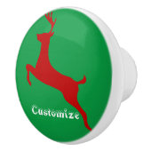 赤い鹿サンダー_コーブ セラミックノブ (右)