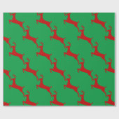 赤い鹿サンダー_コーブ ラッピングペーパー (フラット)