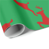 赤い鹿サンダー_コーブ ラッピングペーパー (ロールコーナー)