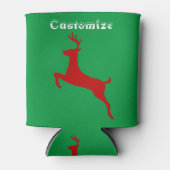 赤い鹿サンダー_コーブ 缶クーラー (正面)