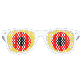 赤い黄色おっちょこちょいのの目4レジー レトロサングラス