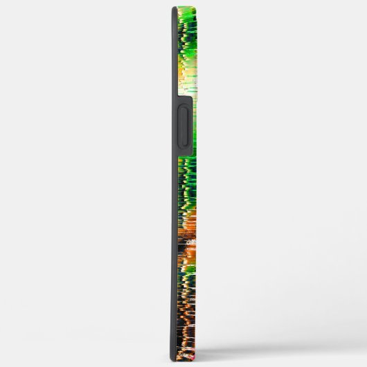 赤い黄色と緑の色のスライスストライプの紙 Case-Mate iPhoneケース (裏面 / 右)