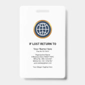 赤い黄色のコラムズの連動写真 バッジ (裏面)