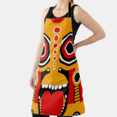 赤い黄色のチキ エプロン (インサイチュ)