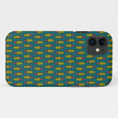 赤い黄色のティール(緑がかった色)の部族: iPhone 5/5sケース Case-Mate iPhoneケース (裏面(横))