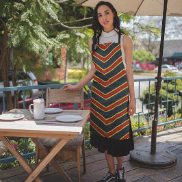 赤い黄色の反射シボロン エプロン