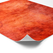 赤い黄色の火花背景 ポスター (角)