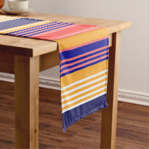 赤い黄色の青ストライプ色