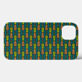 赤い黄色の黒の部族、茶:iPadケース – マテのケース Case-Mate iPhoneケース (裏面 (横))