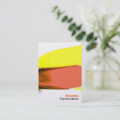 赤い黄色 名刺 (スタンド正面)