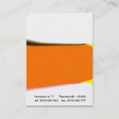 赤い黄色 名刺 (裏面)