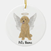 赤い黄金のあんずの落書き　追悼記念柱 セラミックオーナメント (正面)