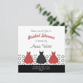 赤い黒いガウンのネックレス模様 (スタンド正面)