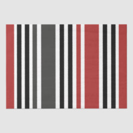 赤い黒いグレーの垂直ストライプ線パターン 薄葉紙