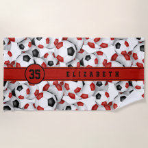 赤い黒いサッカーボール柄チームの精神