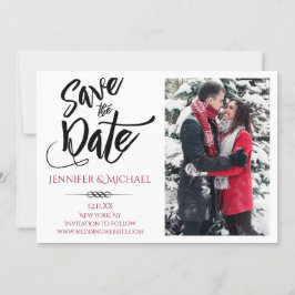 赤い黒い写真日付を保存 セーブザデート