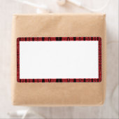 赤い黒い模様 ラベル (インサイチュ)