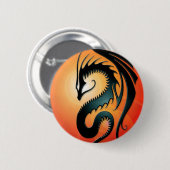 赤い黒い種族のドラゴン 缶バッジ (正面&裏面)