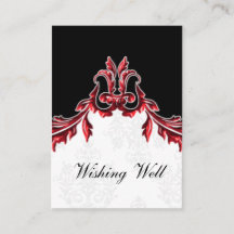 赤い黒い願い井戸のカード