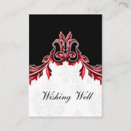 赤い黒い願い井戸のカード エンクロージャーカード