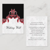 赤い黒い願い井戸のカード エンクロージャーカード (正面/裏面)