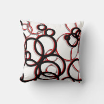 赤い黒と灰色の円