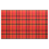 赤い黒と黄色の格子模様 ファブリック (ヤード)