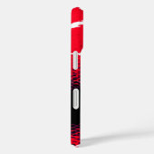 赤い黒のグラフィックアニマルプリントiphoneケース Case-Mate iPhoneケース (裏面 / 右)