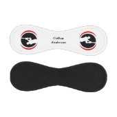 赤い黒のバッターパーソナライズされた 野球ボール (パネル)