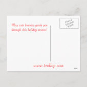 赤い鼻のジャッカロープのはがき シーズンポストカード (裏面)