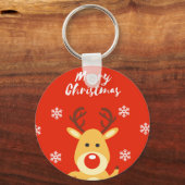 赤い鼻のデエルブ キーホルダー (正面)