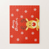 赤い鼻のデエルブ ジグソーパズル (縦)