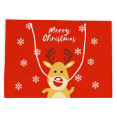 赤い鼻のデエルブ ラージペーパーバッグ (裏面)