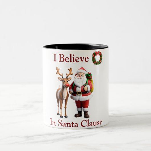 赤い鼻のトナカイのルドルフ ツートーンマグカップ (中央)