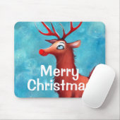 赤い鼻のトナカイのルドルフ マウスパッド (マウス)