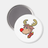 赤い鼻のトナカイ マグネット (正面/裏面)