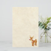赤い鼻のトナカイ 便箋 (スタンド正面)