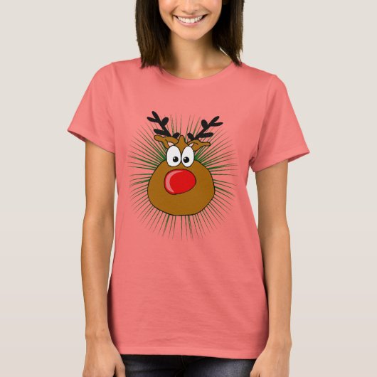 赤い鼻のトナカイ Tシャツ (正面)