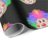 赤い鼻のピエロオン黒 ラッピングペーパー (ロールコーナー)