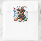 赤い鼻のロッティを引っ張れ！ スクエアシール (バッグ)