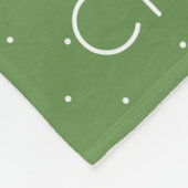 赤い鼻をしたトナカイの漫画「かわいいルドルフ」 フリースブランケット (角)