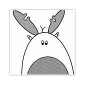 赤い鼻トナカイのゴムスタンプをルドルフ ラバースタンプ (インプリント)