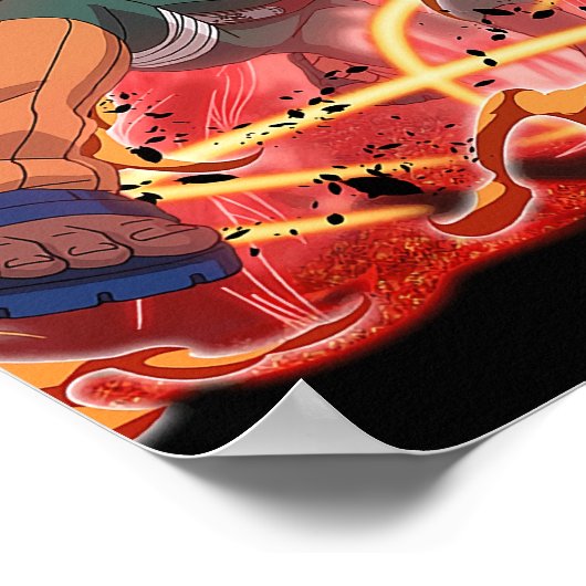 赤い龍の男 ポスター (角)