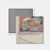 赤い龍を飲み込む地獄の顎 マグネット (正面/裏面)