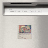 赤い龍を飲み込む地獄の顎 マグネット (インサイチュ (食洗機))