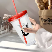 赤い アクリルタンブラー