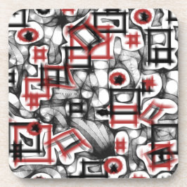 赤い コースター